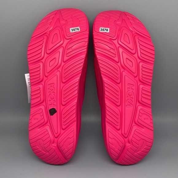 Hoka One Ora Pink Running Recovery Slide 3 Sandals Men’s Sz 13 Women\'s Sz 15 NWT main image 10